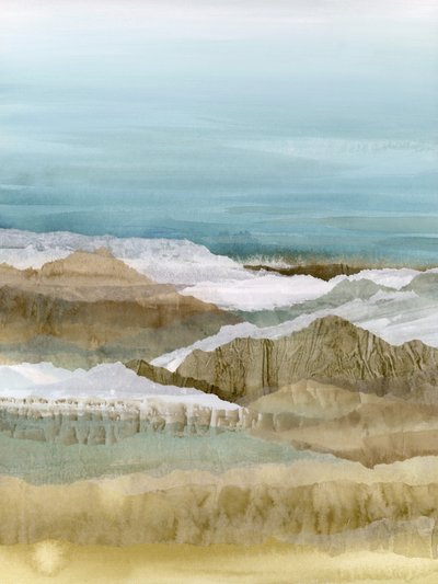 Abstracte berglagen door Lara Eckerman