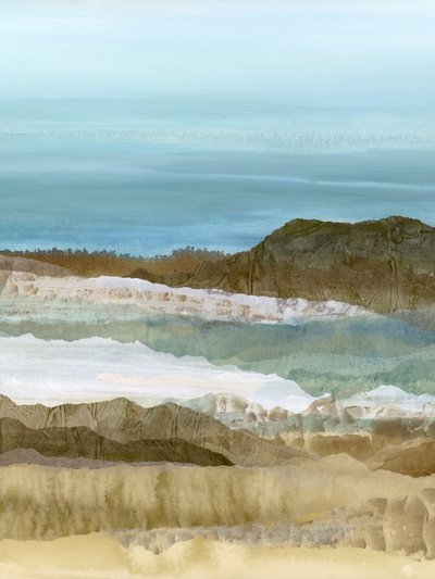 Abstracte oceaanlagen door Lara Eckerman