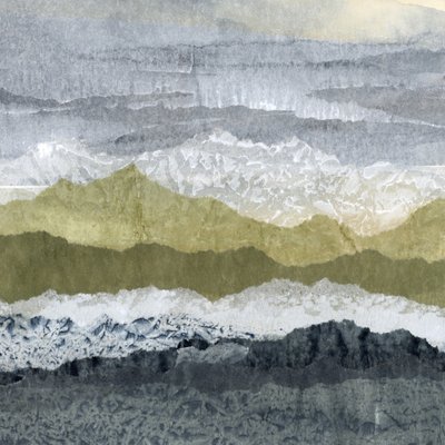 Gedempte berghorizon door Lara Eckerman