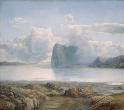 Eiland Borgøya door Lars Hertervig