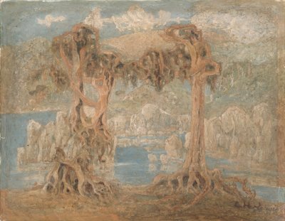 Landschap door Lars Hertervig