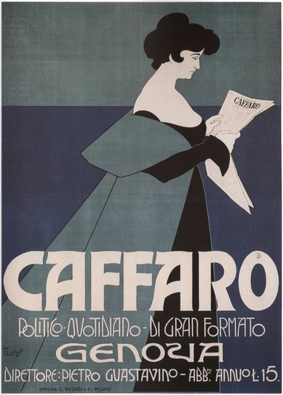Caffaro Genua Krant, 1901 door Laskowski