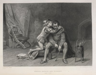 Prins Arthur en Hubert - De werken van Shakspeare door Laslett John Pott
