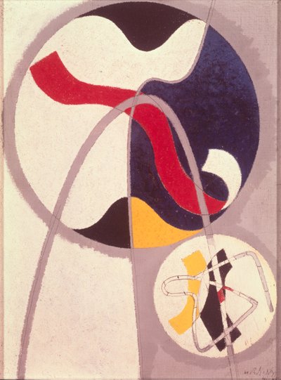 Compositie door Laszlo Moholy Nagy