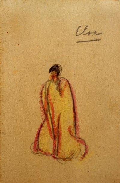Elsa van Brabant door Laszlo Moholy Nagy