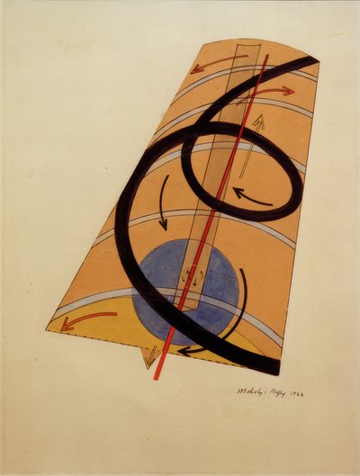 Kinetisch-constructief systeem door Laszlo Moholy Nagy
