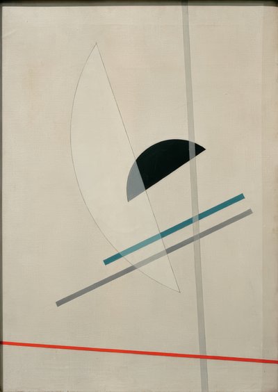 Compositie door Laszlo Moholy Nagy