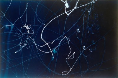 Zonder titel (3 opnames van verkeerslichten) door Laszlo Moholy Nagy