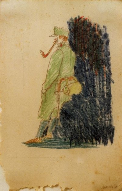 Zonder titel door Laszlo Moholy Nagy