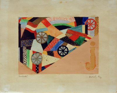 Zonder titel door Laszlo Moholy Nagy