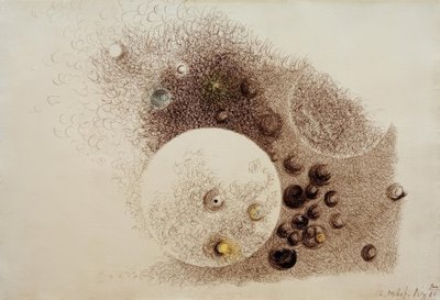 Ruimtecompositie door Laszlo Moholy Nagy