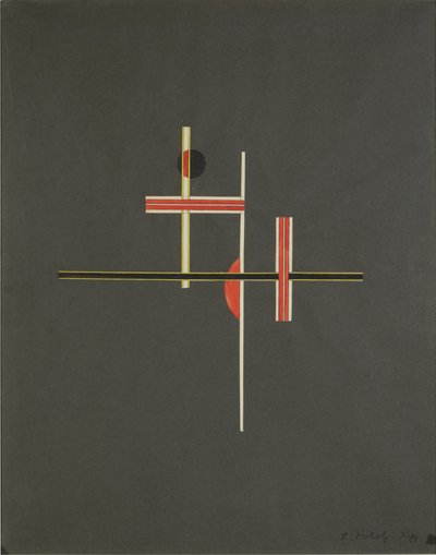 Rood en zwart balans, 1922 door Laszlo Moholy Nagy