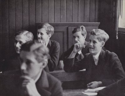 De lichtere kant van het leren, een afdeling in Nieuwe Scholen, Eton door Laszlo Moholy Nagy