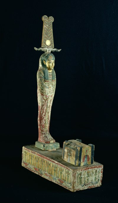 Funeraire beeldje van Ptah-Sokar-Osiris door Late Period Egyptian