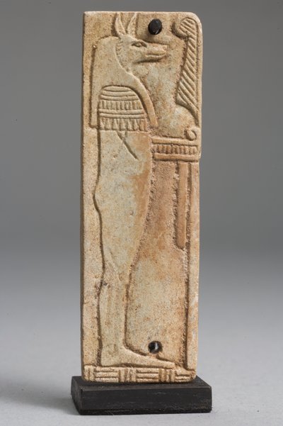 Plaquette van Duamutef door Late Period Egyptian