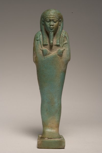Shabti-figuur voor Padineith (faience) door Late Period Egyptian