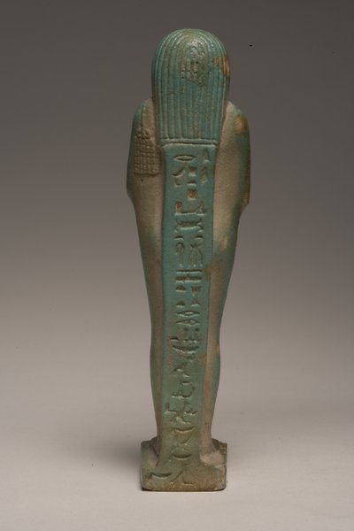 Shabti-figuur voor Padineith (faience) door Late Period Egyptian