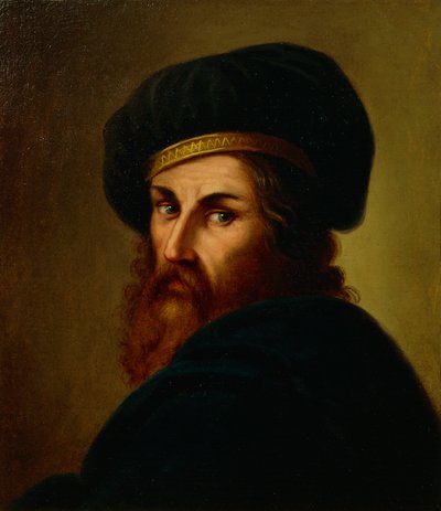 Portret van schilder Ludovico Carracci door Lattanzio Querena