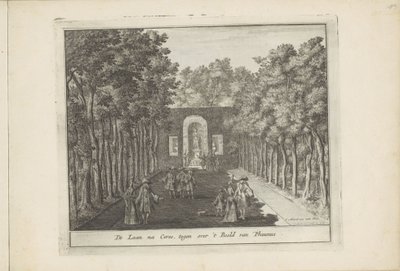 Laan en beeld van Ceres in tuinen van Paleis Het Loo door Laurens Scherm