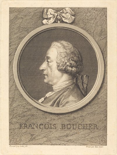 Francois Boucher door Laurent Cars after Charles Nicolas Cochin I