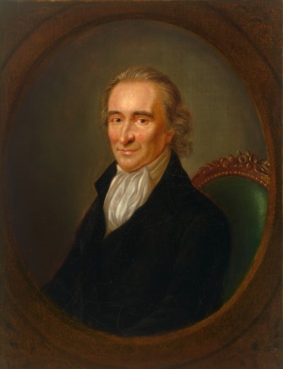 Thomas Paine (1737-1809), ca. 1792 (olieverf op doek) door Laurent Dabos