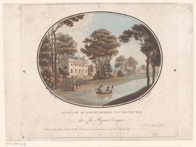 Gezicht op Ranston te Dorsetshire door Laurent Guyot