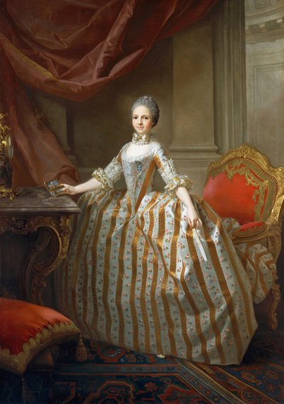 Maria Luisa van Parma, later koningin van Spanje door Laurent Pecheux