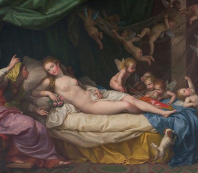 Venus en Minerva, 1794 door Laurent Pecheux