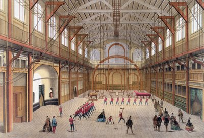 De Gymzaal in de rue des Martyrs, Parijs, opgericht door Eugene Paz in 1866 door Laurent Victor Rose