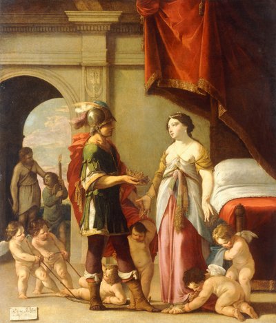 Alexander en Roxana, 1635 door Laurent de la Hyre