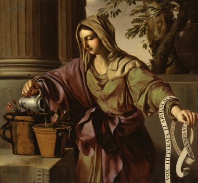 Allegorie van de grammatica door Laurent de La Hire or La Hyre
