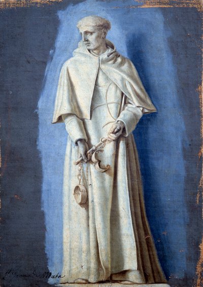 Sint Jan de Matha met kettingen door Laurent de la Hyre