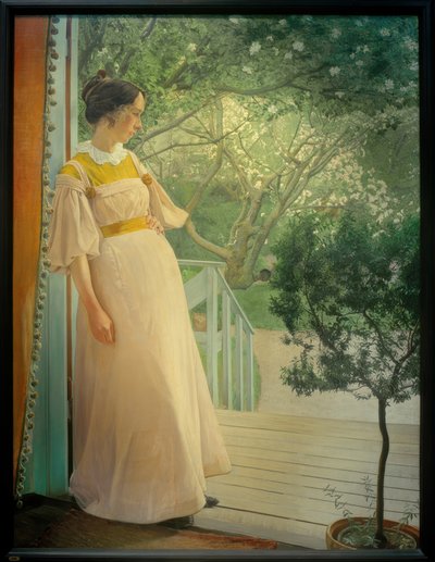 Bij de veranda deur door Laurits Andersen Ring