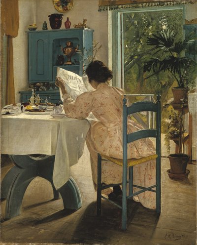 Bij het ontbijt door Laurits Andersen Ring