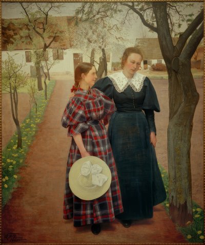 Lente. Ebba en Sigrid Kähler door Laurits Andersen Ring