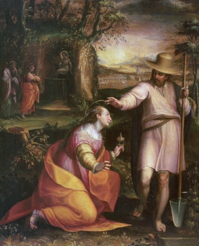 Noli me Tangere, 1581 door Lavinia Fontana
