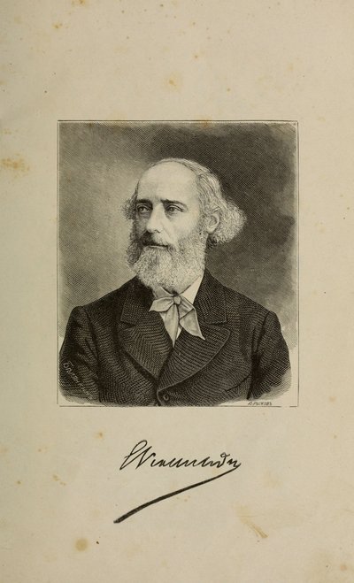 Portret van Eugène Viollet-le-Duc 1814-1879, 1879 door Lavr Lavrovich Belyankin