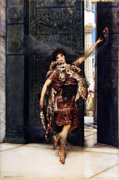 Dans voor de Thymele door Lawrence Alma Tadema