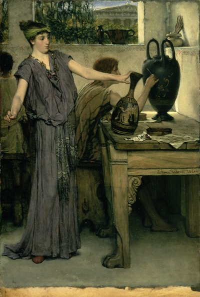 Etruskische vaasschilders door Lawrence Alma Tadema
