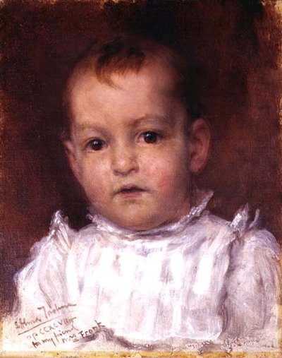 Portret van meester John Alfred Parsons Millet door Lawrence Alma Tadema