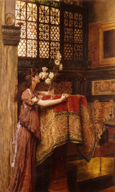 Een Hoek van mijn Studio, 1893 door Lawrence Alma Tadema