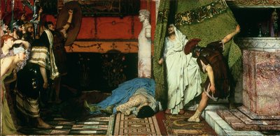 Een Romeinse Keizer, AD 41 - Claudius door Lawrence Alma Tadema
