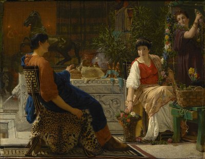 Voorbereidingen voor de Festiviteiten door Lawrence Alma Tadema
