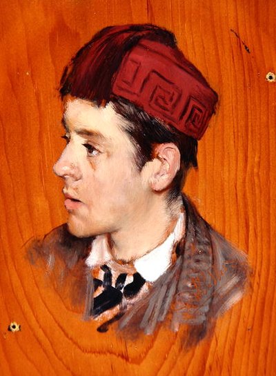 Sir Herbert Thompson, Bart., c.1877 door Lawrence Alma Tadema