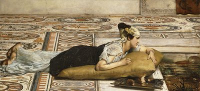 Waterhuisdieren: Goudvissen, 1874 door Lawrence Alma Tadema
