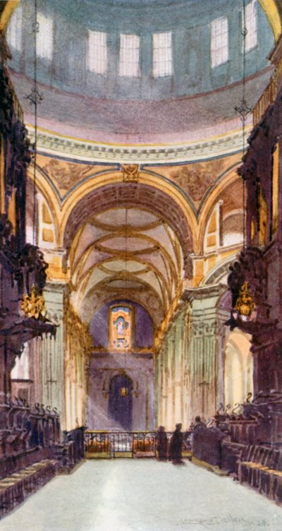 The Whispering Gallery (kleurenlitho) door Lawrence Deller