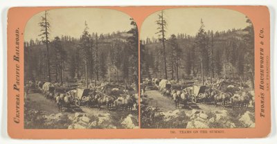 Teams op de top, 1867 door Lawrence and Houseworth