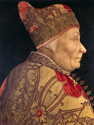 Portret van Doge Francesco Foscari door Lazzaro Bastiani