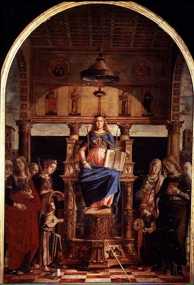 Santa Veneranda altaarstuk door Lazzaro Bastiani