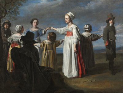 Dansende kinderen door Le Nain